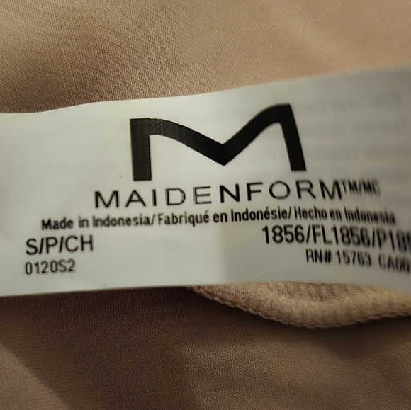 Maidenform Nude Color Firm Control Wear Your Own Bra Shapewear, Size S - Picture 8 of 11